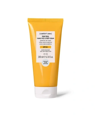 COMFORT ZONE Sun Soul Family Facebody cream SPF 50+ Солнцезащитный водостойкий крем для взрослых и детей SPF 50+, 200 мл