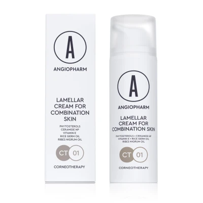 ANGIOPHARM Ламеллярный крем для комбинированной кожи, 50мл