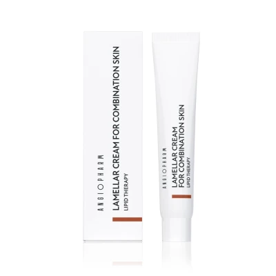 ANGIOPHARM Ламеллярный крем для комбенированной кожи, 7мл