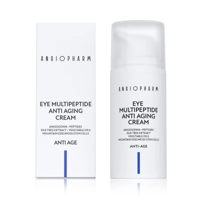 ANGIOPHARM Мультипептидный омолаживающий крем для кожи вокруг глаз, 30мл