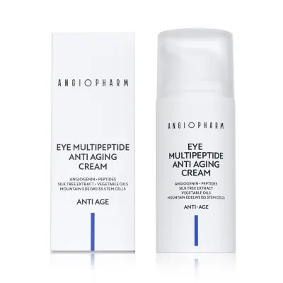 ANGIOPHARM Мультипептидный омолаживающий крем для кожи вокруг глаз, 30мл