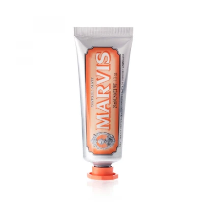 MARVIS Toothpaste Ginger Mint Зубная паста "Мята и Имбирь" (без содержания фтора), 25 мл