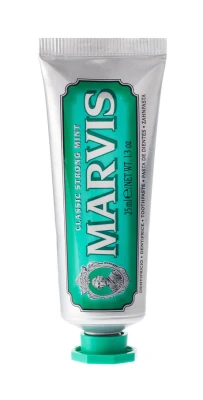 MARVIS Toothpaste Classic Strong Mint Зубная паста "Классическая Насыщенная Мята" (без фтора), 25 мл