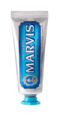 MARVIS Toothpaste Aquatic Mint Зубная паста "Свежая Мята" (без содержания фтора), 25 мл