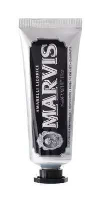 MARVIS Toothpaste Amarelli Licorice Зубная паста "Лакрица Амарелли" (без содержания фтора), 25 мл