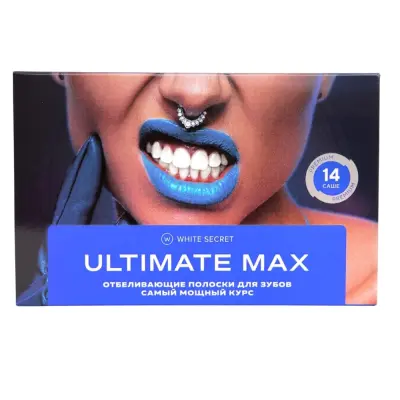 WHITE SECRET Ultimate Max Отбеливающие полоски