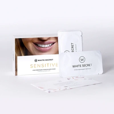 WHITE SECRET Sensitive Отбеливающие полоски