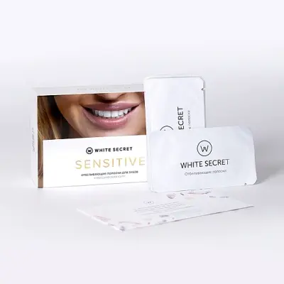 WHITE SECRET Sensitive Отбеливающие полоски