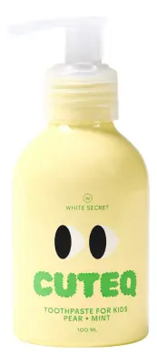 WHITE SECRET CUTEQ Mint pearl Детская зубная паста, 100 мл