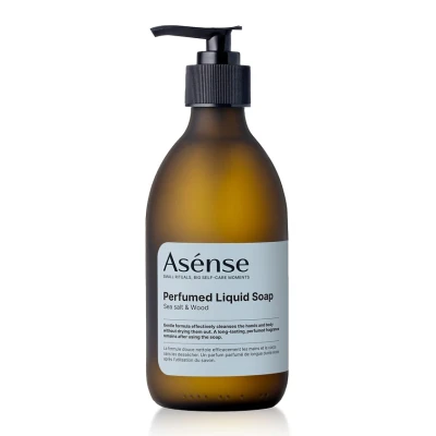 ASÉNSE Sea salt  wood жидкое мыло для тела и рук, 300мл