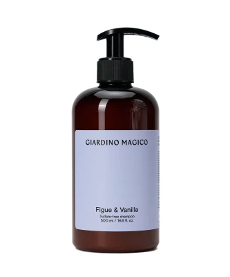 GIARDINO MAGICO бессульфатный шампунь с пептидами шелка Figue-vanilla , 500 мл