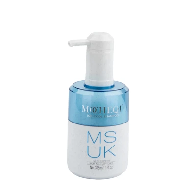 MOCHEQI Шампунь для всех типов волос "Охлаждающий лёд" с экстрактом мяты, 318 мл