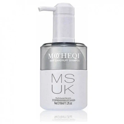 MOCHEQI Шампунь против перхоти с гидролизованным кератином и маслом жожоба, 318 мл