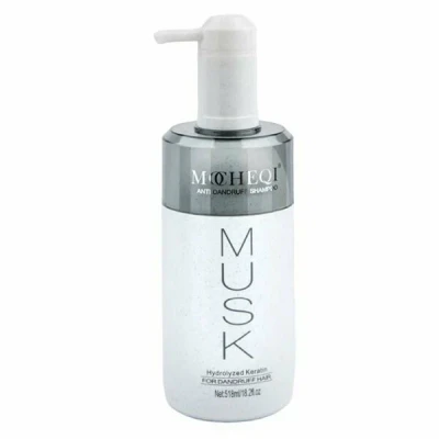 MOCHEQI Шампунь против перхоти с гидролизованным кератином и маслом жожоба, 518 мл