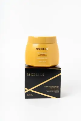 MOCHEQI Шёлковая SPA-маска для волос с маслом семян жожоба, 500 мл