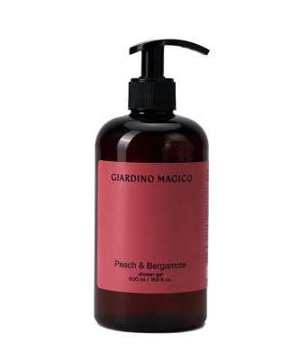 GIARDINO MAGICO гель для душа бессульфатный Peach  bergamote, 500 мл