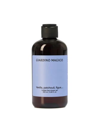 GIARDINO MAGICO гель для душа бессульфатный Vanila, patchouli, figue, 250 мл