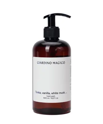 GIARDINO MAGICO Жидкое мыло для рук Tonka, vanila, white musk, 500 мл