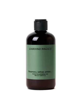 GIARDINO MAGICO Жидкое мыло для рук с микрогранулами кремния Rosemary, vetiver, amber, 250 мл
