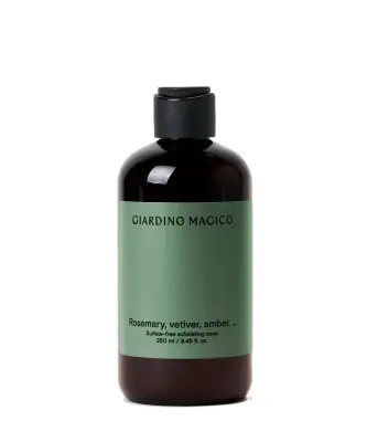 GIARDINO MAGICO Жидкое мыло для рук с микрогранулами кремния Rosemary, vetiver, amber, 250 мл