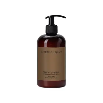 GIARDINO MAGICO Крем для тела Cashmere wood, tobacco, leather, 500 мл