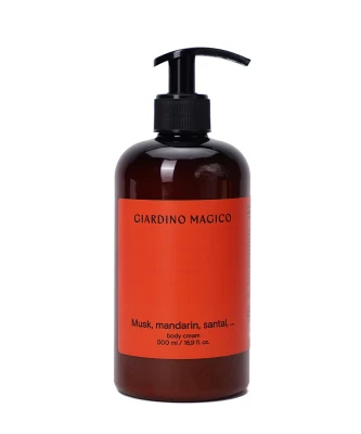 GIARDINO MAGICO Крем для тела Musk, mandarin, sandal, 500 мл