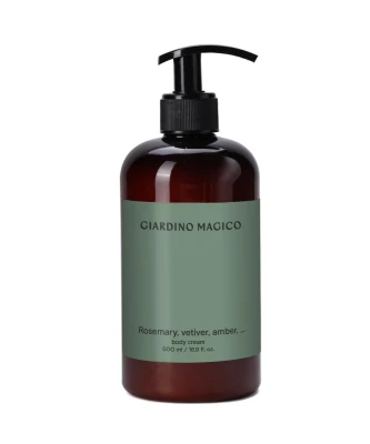 GIARDINO MAGICO Крем для тела Rosemary, vetiver, amber, 500 мл