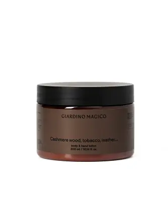 GIARDINO MAGICO лосьон для тела и рук Cashmere wood, tobacco, leather, 300 мл