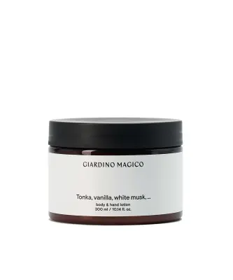 GIARDINO MAGICO Лосьон для тела и рук Tonka, vanila, white musk, 300 мл