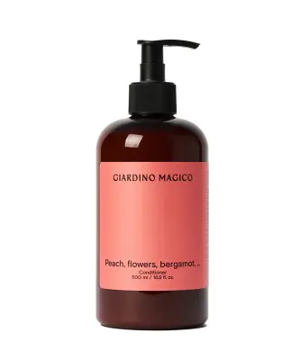 GIARDINO MAGICO Питательный кондиционер для волос Peach, flowers, bergamot, 500 мл