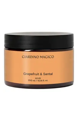GIARDINO MAGICO скраб для тела Grapefruit  santal, 200 мл