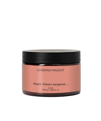 GIARDINO MAGICO Скраб для тела Peach  bergamote, 200 мл