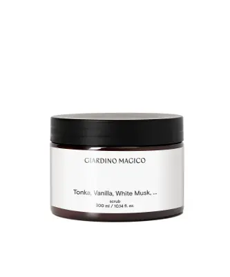 GIARDINO MAGICO Скраб для тела Tonka, vanila, white musk, 200 мл