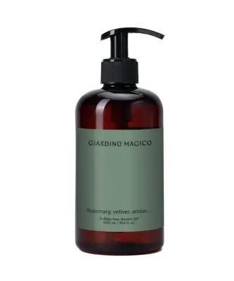 GIARDINO MAGICO Увлажняющий гель для душа Rosemary, vetiver, ambra, 500 мл