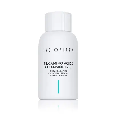 ANGIOPHARM Гель для умывания с аминокислотами шелка, 50мл
