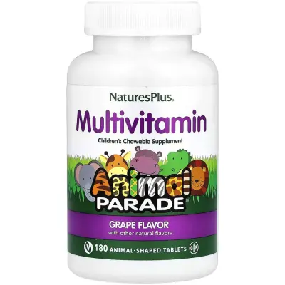 ANIMAL PARADE Мультивитаминный комплекс (Виноград) №180