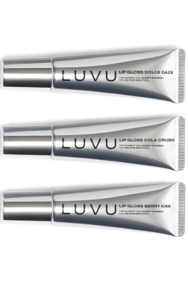 LUVU Lip Gloss Trio Набор из 3 блесков