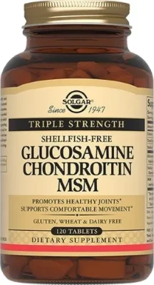 SOLGAR Комплекс глюкозамина и хондроитина И МСМ №120