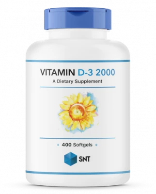 SNT Витамин D3 2000МЕ, 400 капсул
