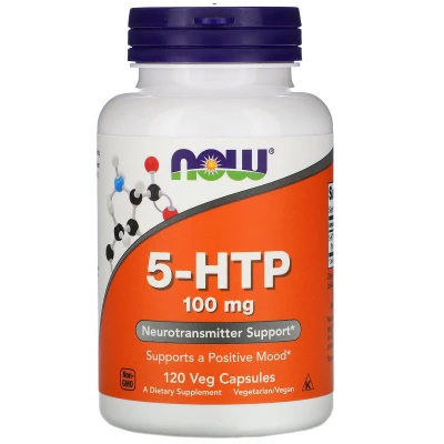 NOW 5-HTP (L-5-гидрокситриптофан) 100мг, 120 капсул