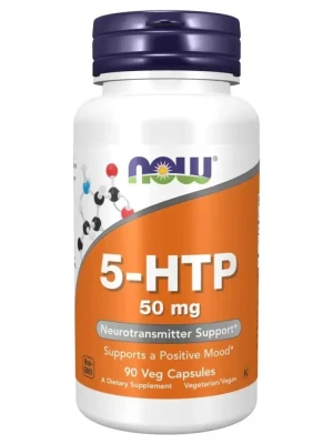 NOW 5-HTP (L-5-гидрокситриптофан) 440мг, 90 капсул