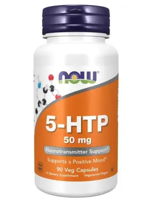 NOW 5-HTP (L-5-гидрокситриптофан) 440мг, 90 капсул