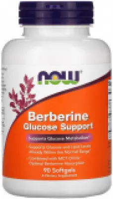 NOW Берберин Glucose support 90кап