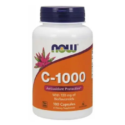 NOW Витамин C-1000, 100 капсул