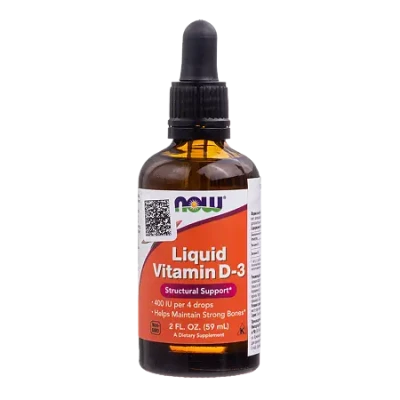 NOW Витамин D3 400 ME в каплях для детей 59 мл