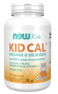 NOW Детский витаминный кальций, 100 таб 2184мг