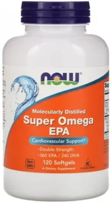 NOW Супер Омега ЭПК, 120 капсул