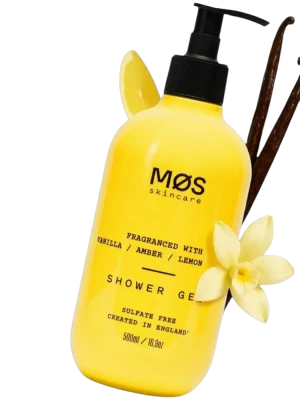 MOS SKINCARE Гель для душа бессульфатный VANILLA, AMBER, LEMON, MOSS, 500 мл