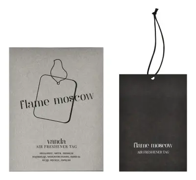 FLAME Ароматическое саше автомобильное Vanda