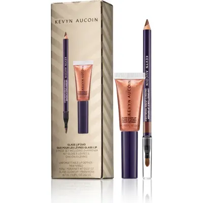 KEVYN AUCOIN Glass lip duo Набор DUO блеск+карандаш для губ+точилка